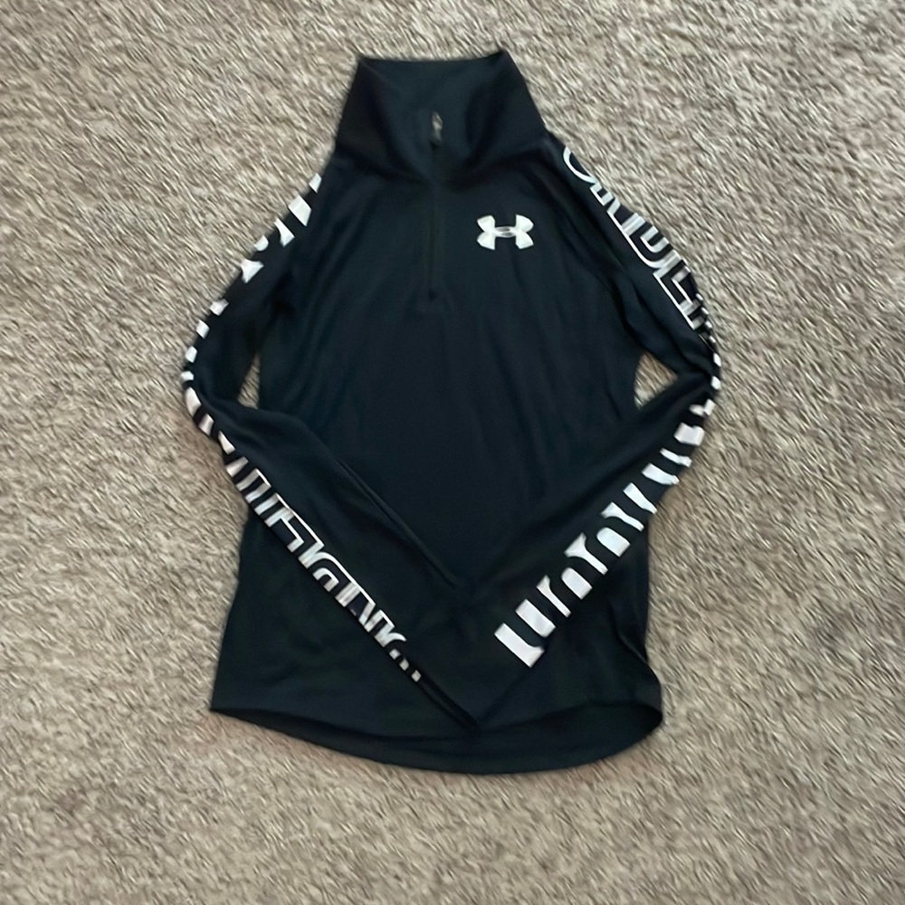 Under Armor Half Zip Active Wear Jacket Girls Size M